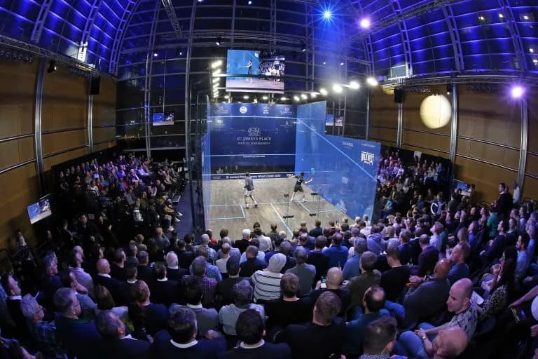 European-Made All-Glass Squash Court – Premium Quality for Elite Events 2
