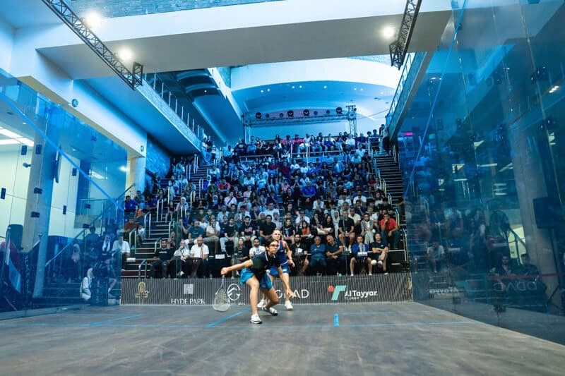 European-Made All-Glass Squash Court – Premium Quality for Elite Events
